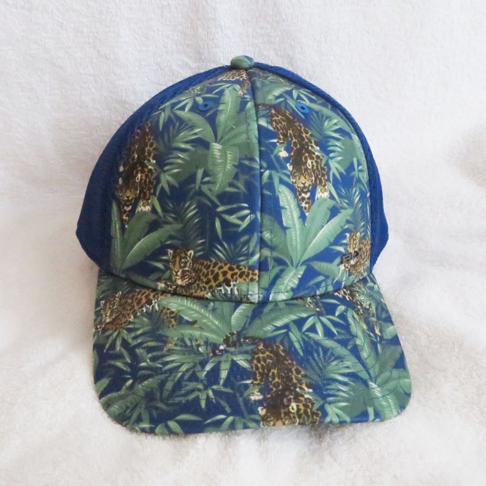 NWT RLX Ralph Lauren Flex Fit Jaguar Hawaiian Golf Cap L/XL